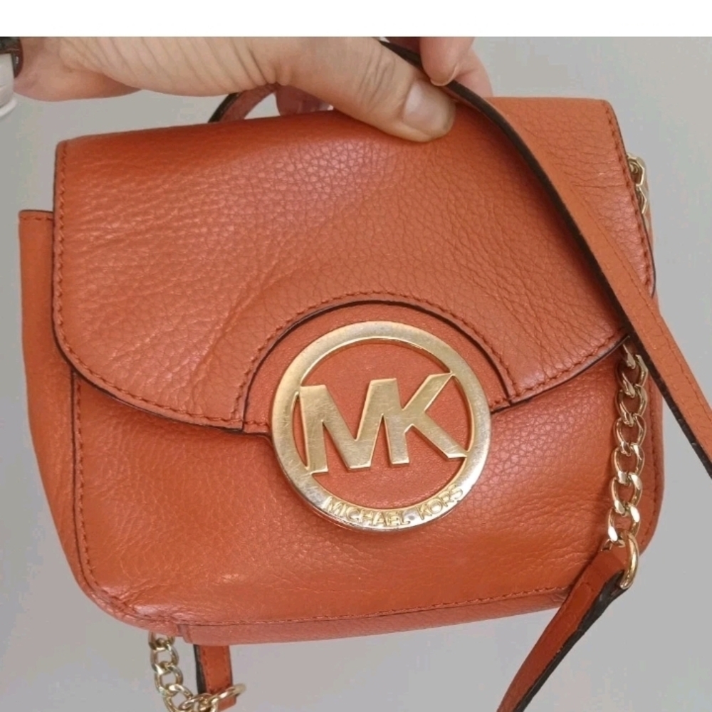 SOLD | MK Orange Crossbody Mini Bag